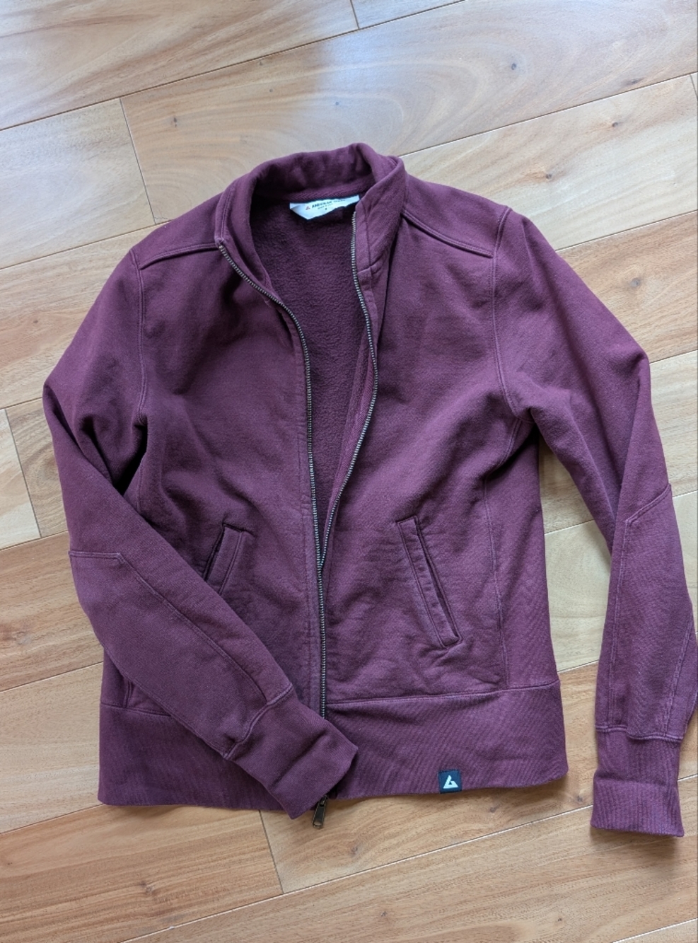 American Giant Moto Full Zip, Black Amber, M